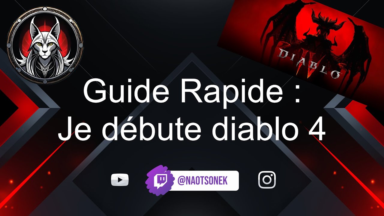 Guide Rapide : Je débute Diablo 4