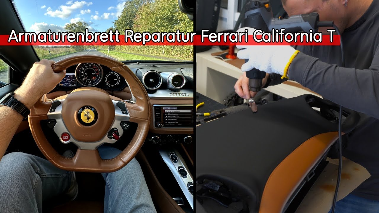 Ferrari Leder Reparatur / Armaturenbrett / Wertsteigerung / BENDA - Interiors