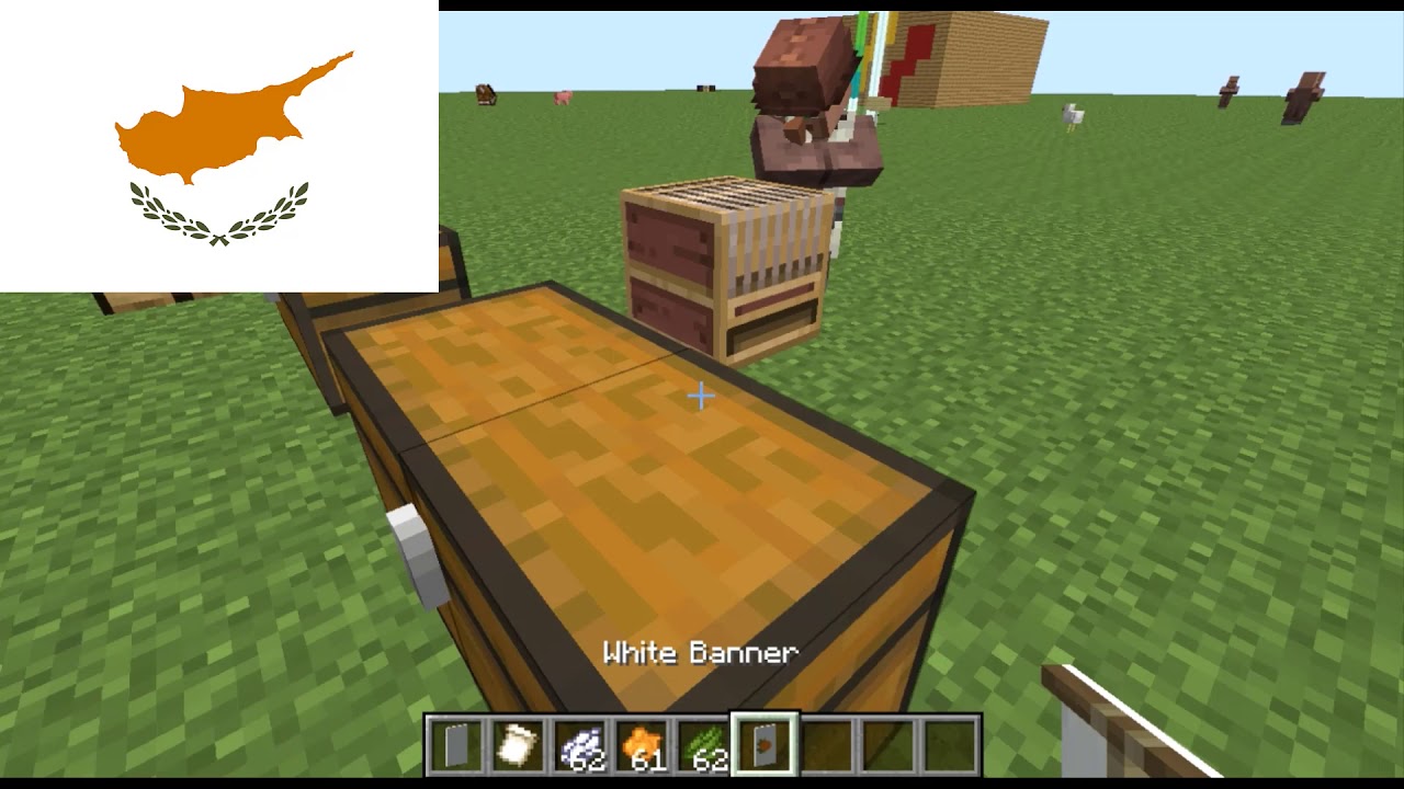 Minecraft Flag Banner Tutorial: Cyprus - SRPFC
