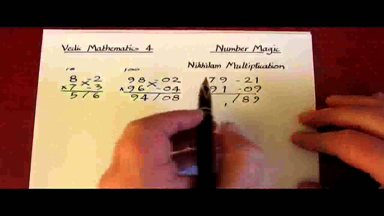 Vedic Maths 4 Nikhilam Multiplication