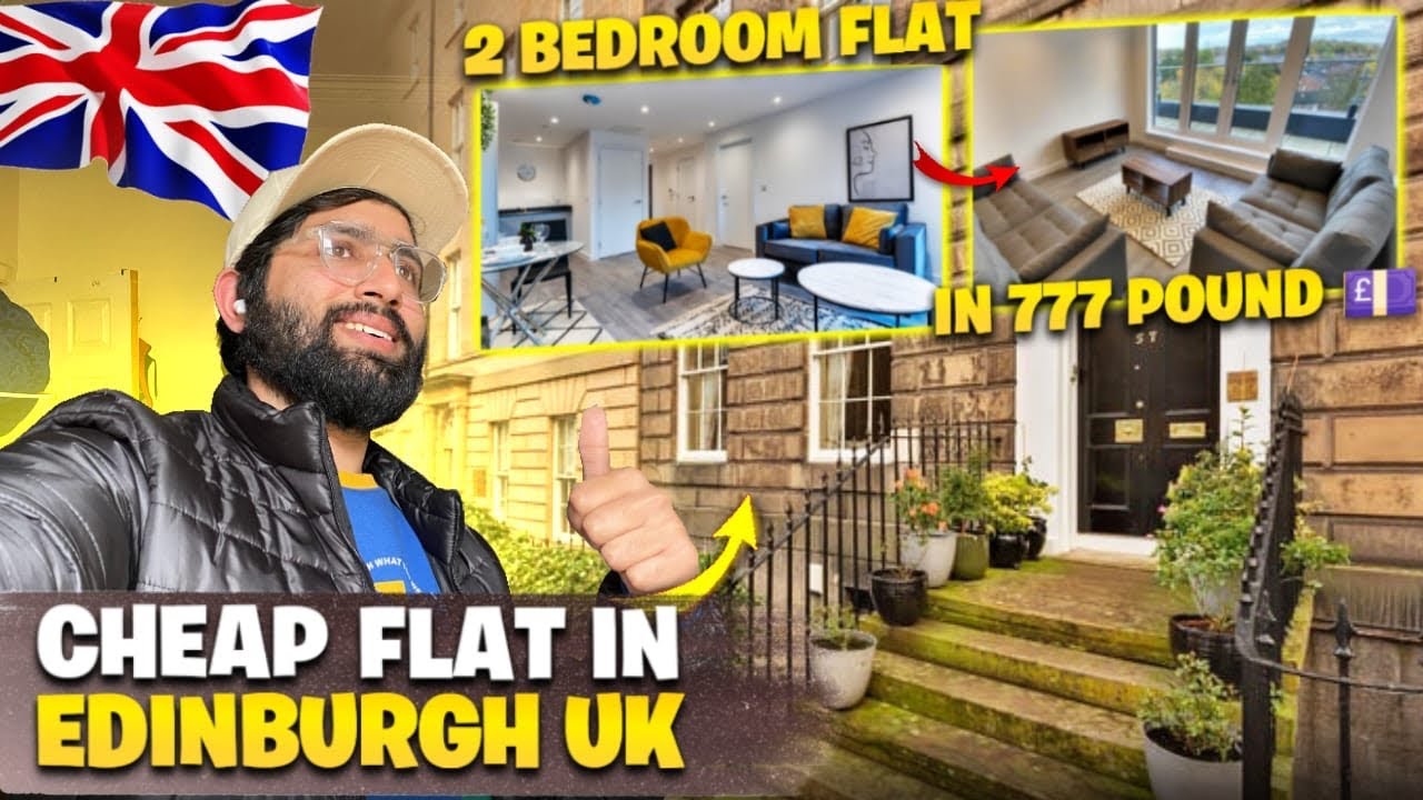 Complete process How students get a new flat on rent in Edinburgh 🇬🇧| Only 777£ 😲| Flat Shifting day
