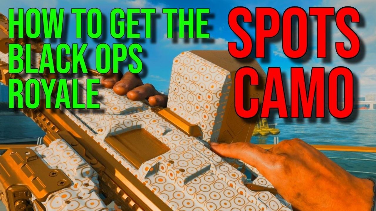 How to get the Lost Tags/Spots Camo in Black Ops Royale