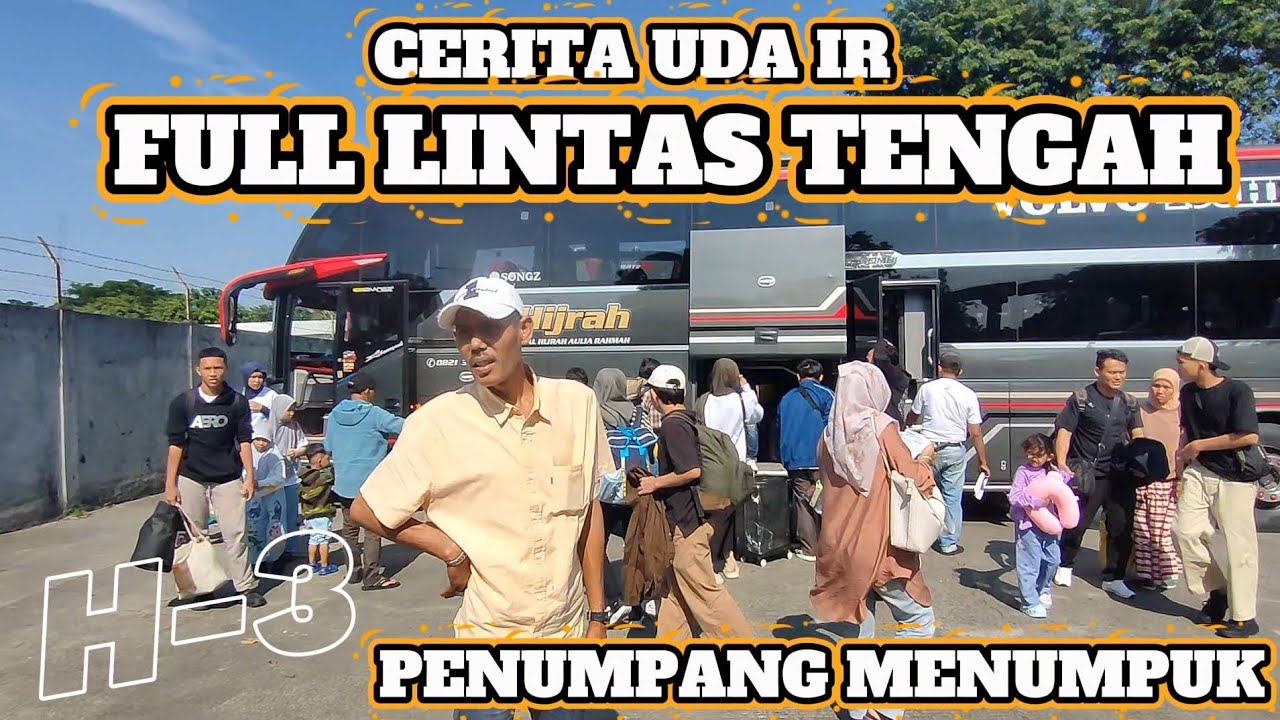 KUSUT DAN RUWET‼️ BANYAK BUS TERLAMBAT KEBERANGKATAN EFEK MACET LINTAS SUMATRA 😥