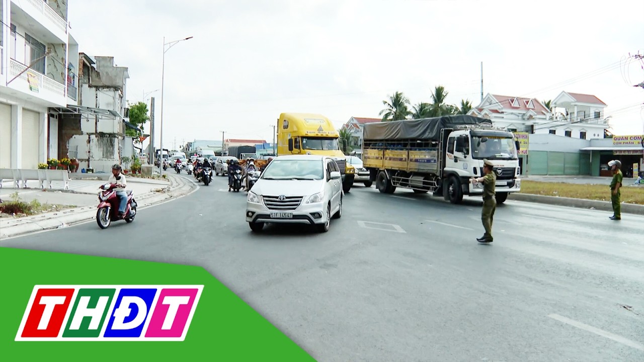 Quốc lộ 1A qua Đồng Tháp không xảy ra ùn tắc chiều Mùng 6 Tết | THDT