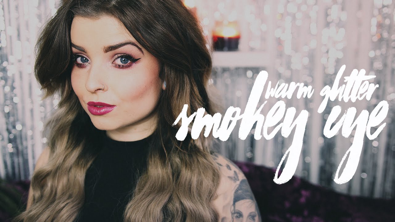 Warm Glitter Smokey Eye | Helen Anderson