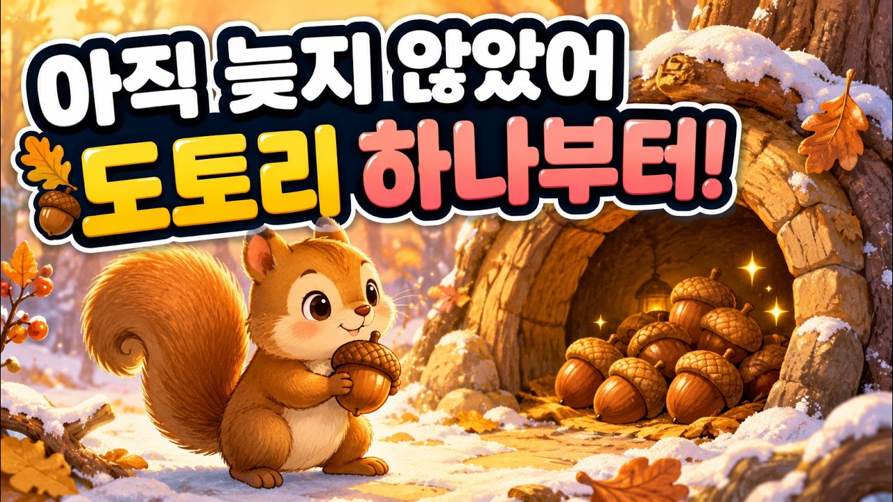 잠들기 좋은 창작동화 | 밤톨이의 작은 준비 🌙