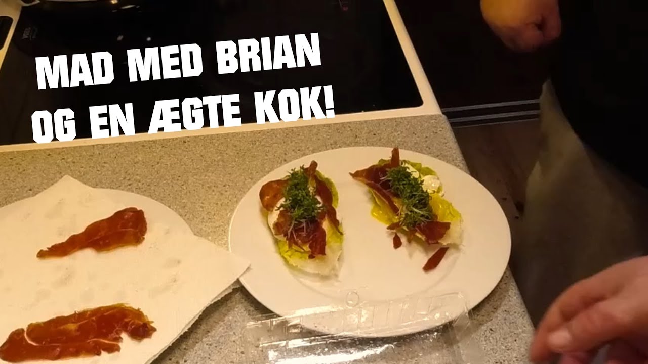 Mad Med Brian - Pocheret æg på hjertesalat m. lufttørret skinke