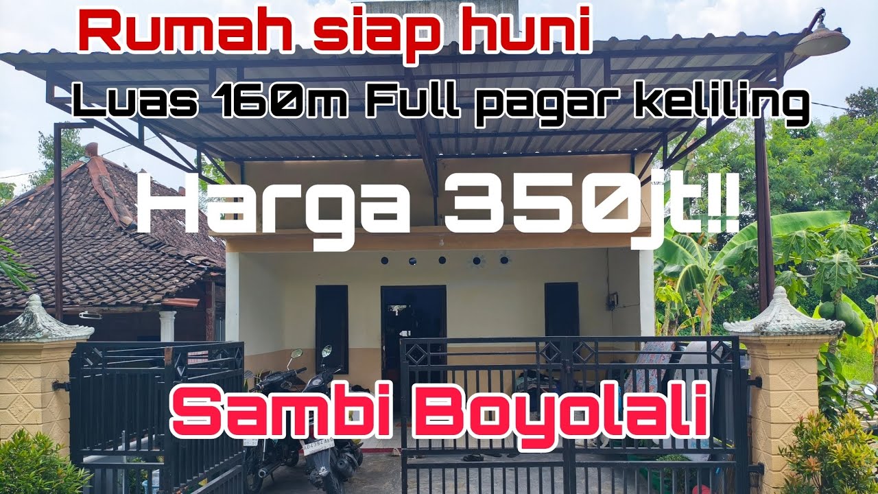 RUMAH DIJUAL SIAP HUNI DI SAMBI BOYOLALI 350jt 