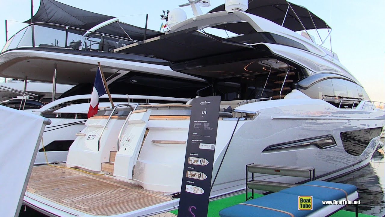 2022 Princess S78 - Stylish British Yacht!