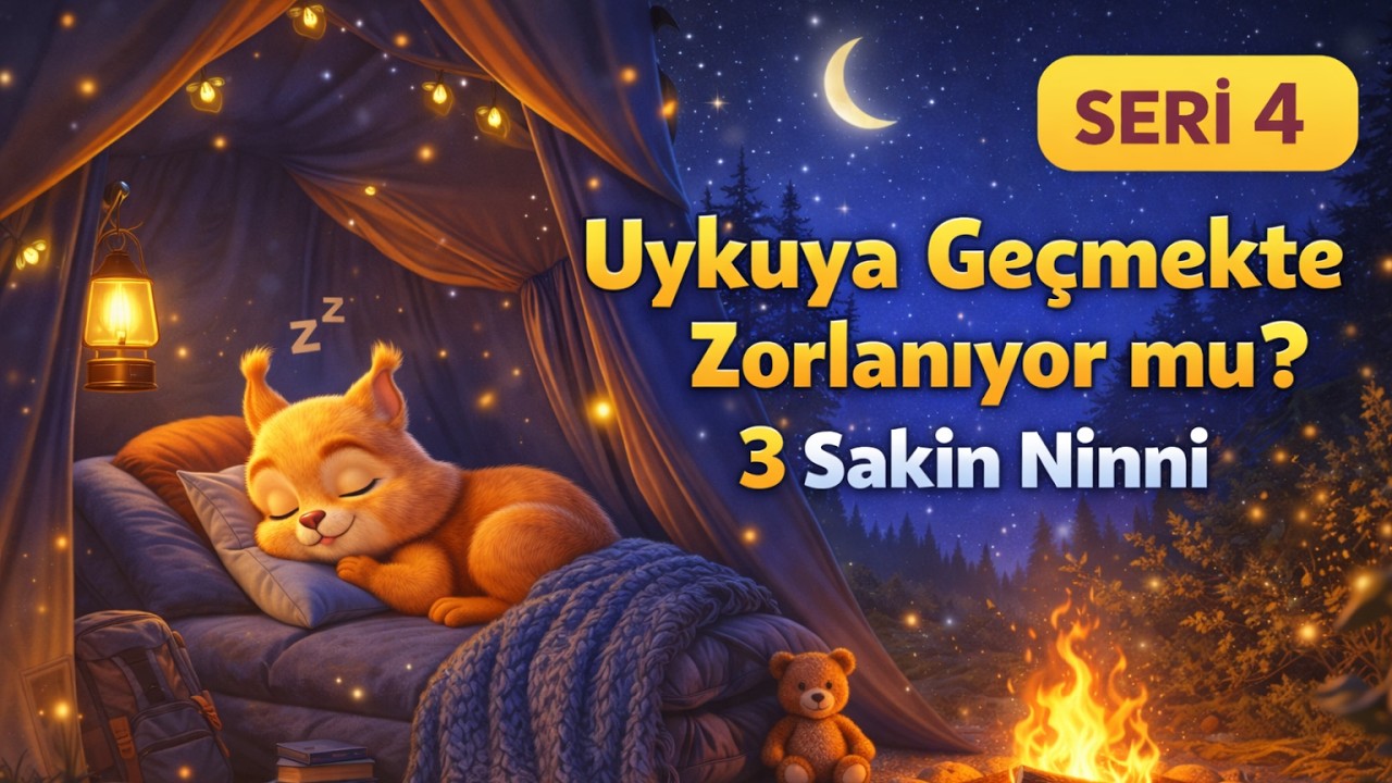 Uykuya Direnen Bebekler İçin 🌙 En Sevilen 3 Sakin Ninni | Seri 4 - Bebeği Uyutan Ninniler