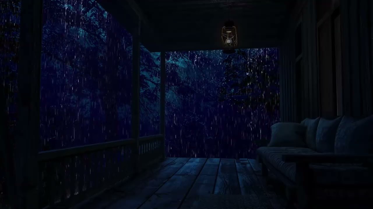 FALL INTO DEEP SLEEP (No Ads) • Stress & Anxiety Relief Music • Cozy Cabin Night Ambience