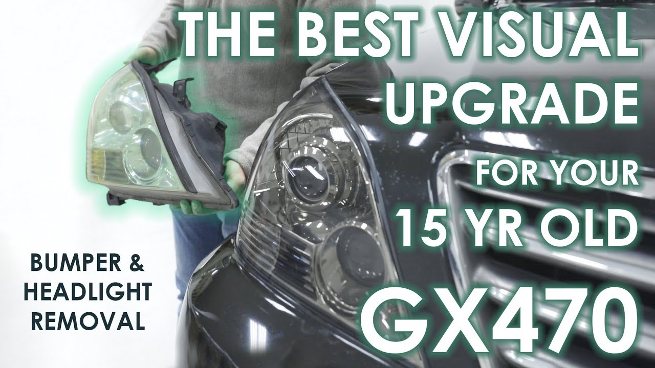 How To Remove Front Bumper & Headlights - Lexus GX470
