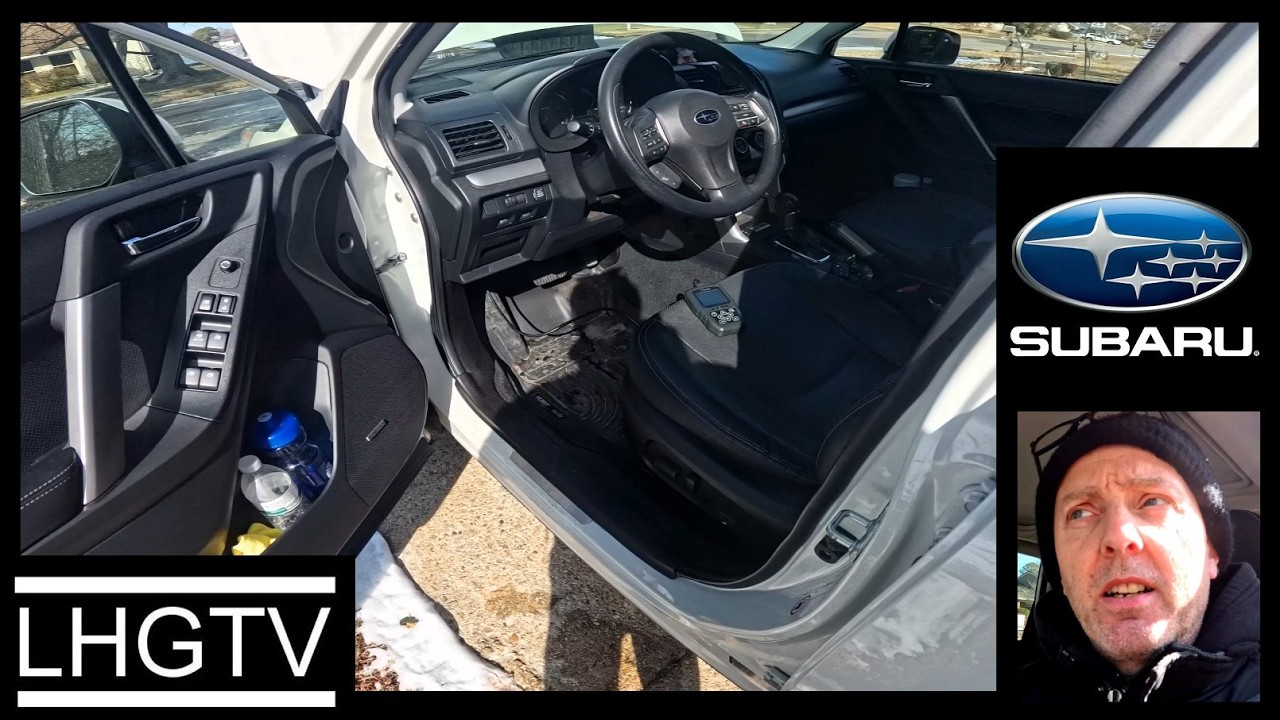 LHGTV // 2015 SUBARU FORESTER // COLD WEATHER CHECK ENGINE LIGHT! //