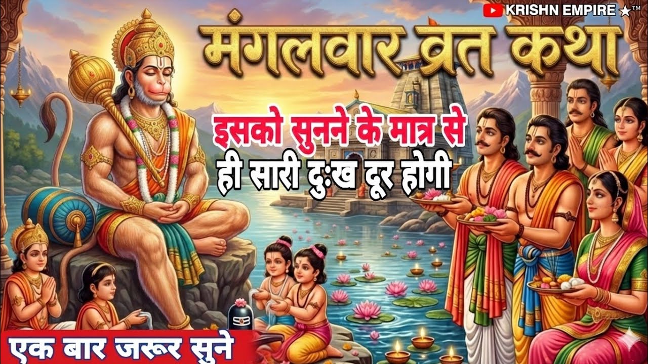 मंगलवार व्रत कथा 2026 | हनुमान जी की अद्भुत चमत्कारी कथा | सुनते ही बदल जाएगा भाग्य 🚩#Hanumanchalisa