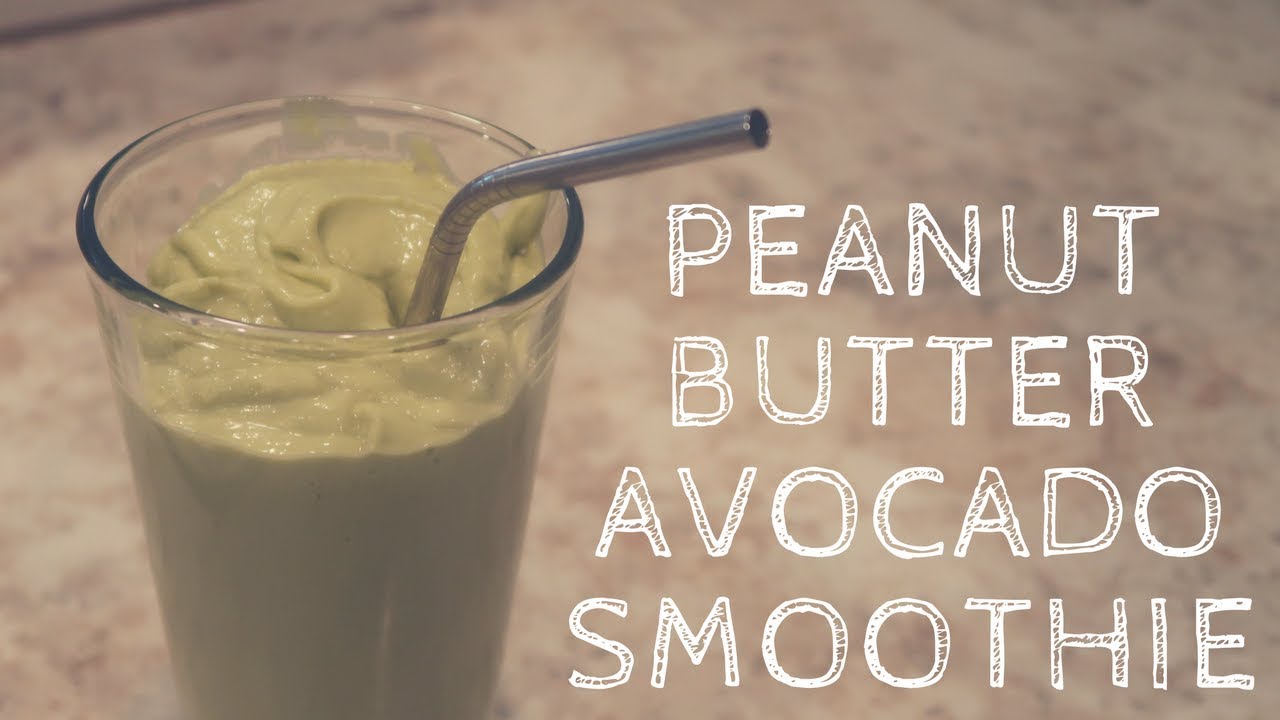 Peanut Butter Avocado Smoothie | Keto Friendly Smoothie
