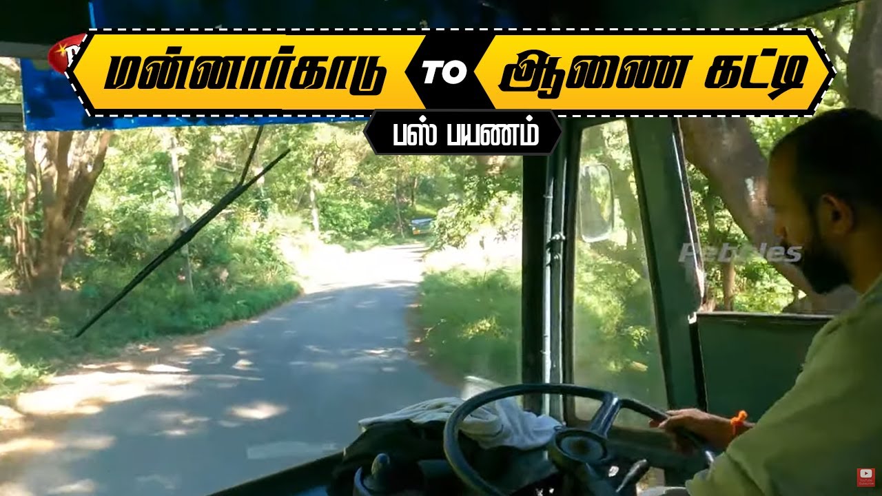 காட்டு வழி பேருந்து பயணம் | மண்ணார்க்காடு To ஆனைகட்டி | Mannarkkad to Annakati Bus Route View