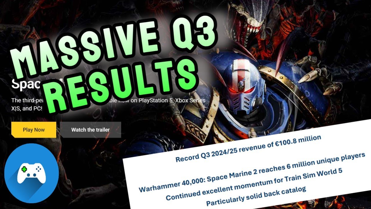 FOCUS / Pullup Entertainment STOCK Q3 Results ! Will this be the liberation ? Space Marine 2