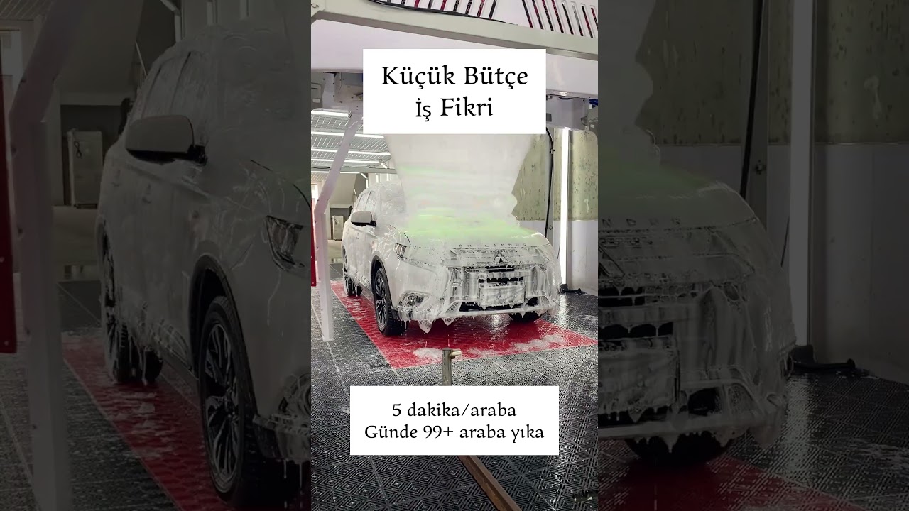 Temassız oto yıkama: Hızlı, g&uuml;venli, temassız!#otoyıkama #arabayıkama #carwash #carcleaning
