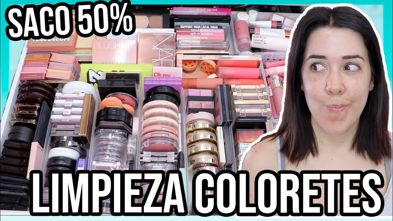 MINI REVIEW COLORETES Limpiando y Organizando MIS COLORETES SACO MÁS 50%