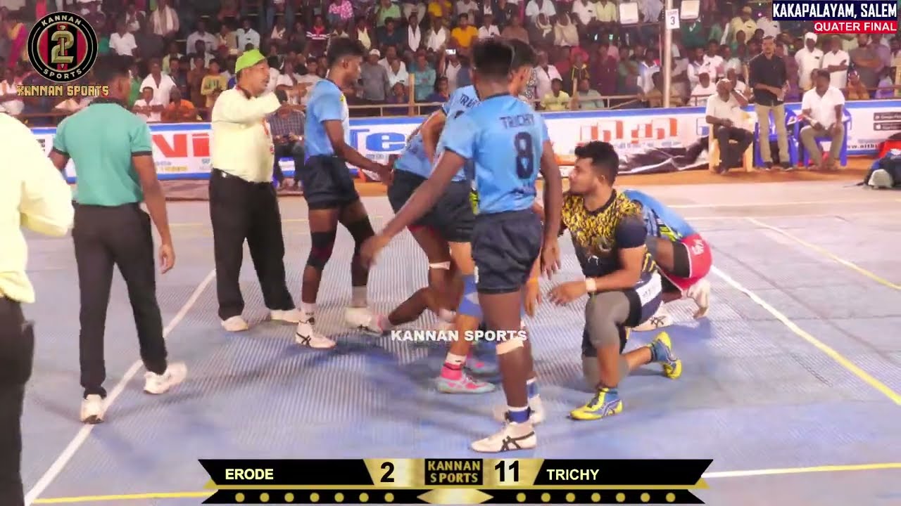QF | Tiruchirappalli VS Erode | 71st Tamil Nadu Kabaddi Senior Championship 2025 Salem