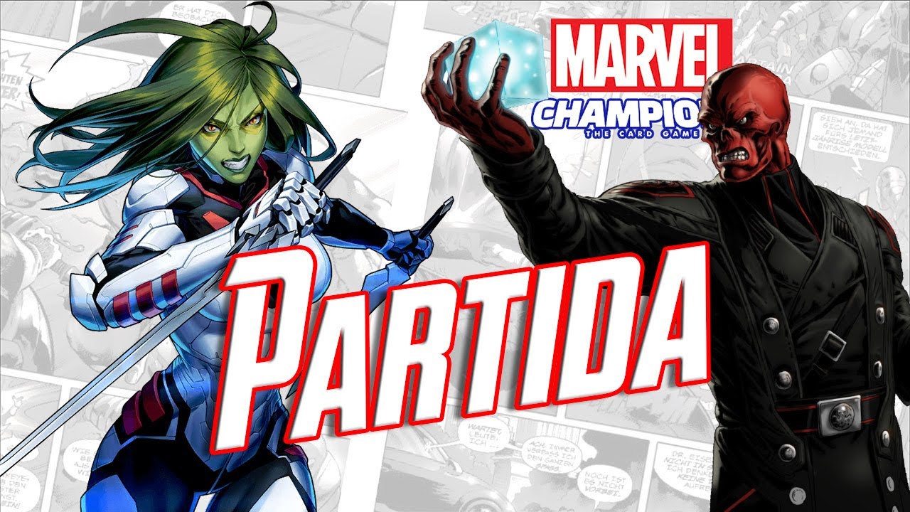 Marvel Champions LCG. Gamora. Partida.