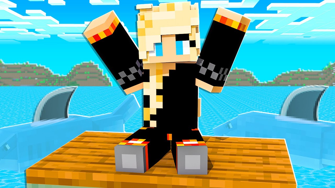 TRAPPED in the Middle of the OCEAN! - Minecraft
