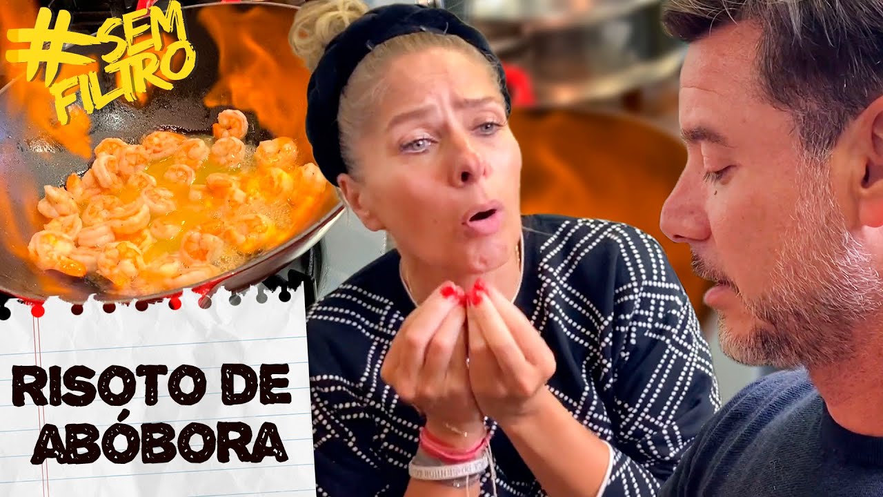 RISOTO DE ABÓBORA COM CAMARÃO QUE (QUASE) DEU ERRADO | Adriane Galisteu