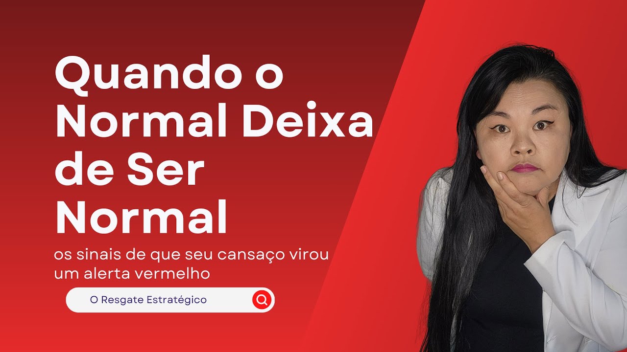 Os sinais de que seu cansaço virou um alerta vermelho - Ep.02 #OResgateEstratégico