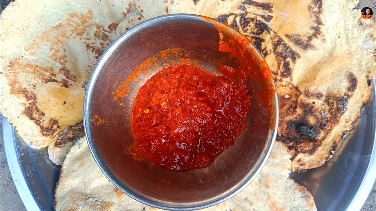 Eating show 🥗🥗Makke ki roti with timoor ki chutney 🥗🫜 Asmr mukbang 