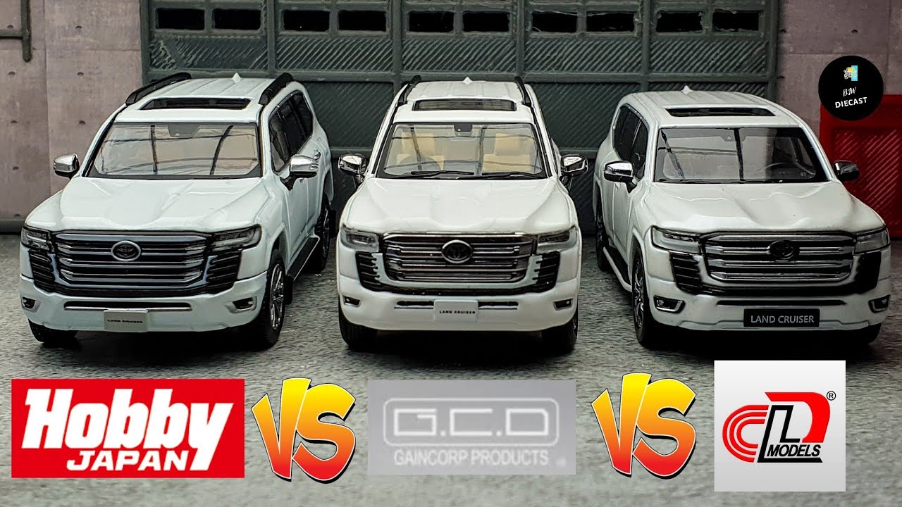 Toyota Land Cruiser LC300 ZX | Brand COMPARISON | Hobby Japan VS GCD VS LCD Models