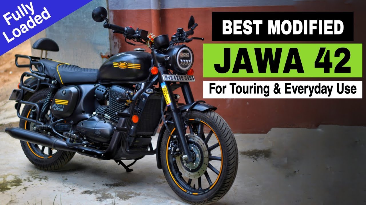 JAWA 42 MODIFICATION || BEST MODIFIED 42 FOR TOURING ||