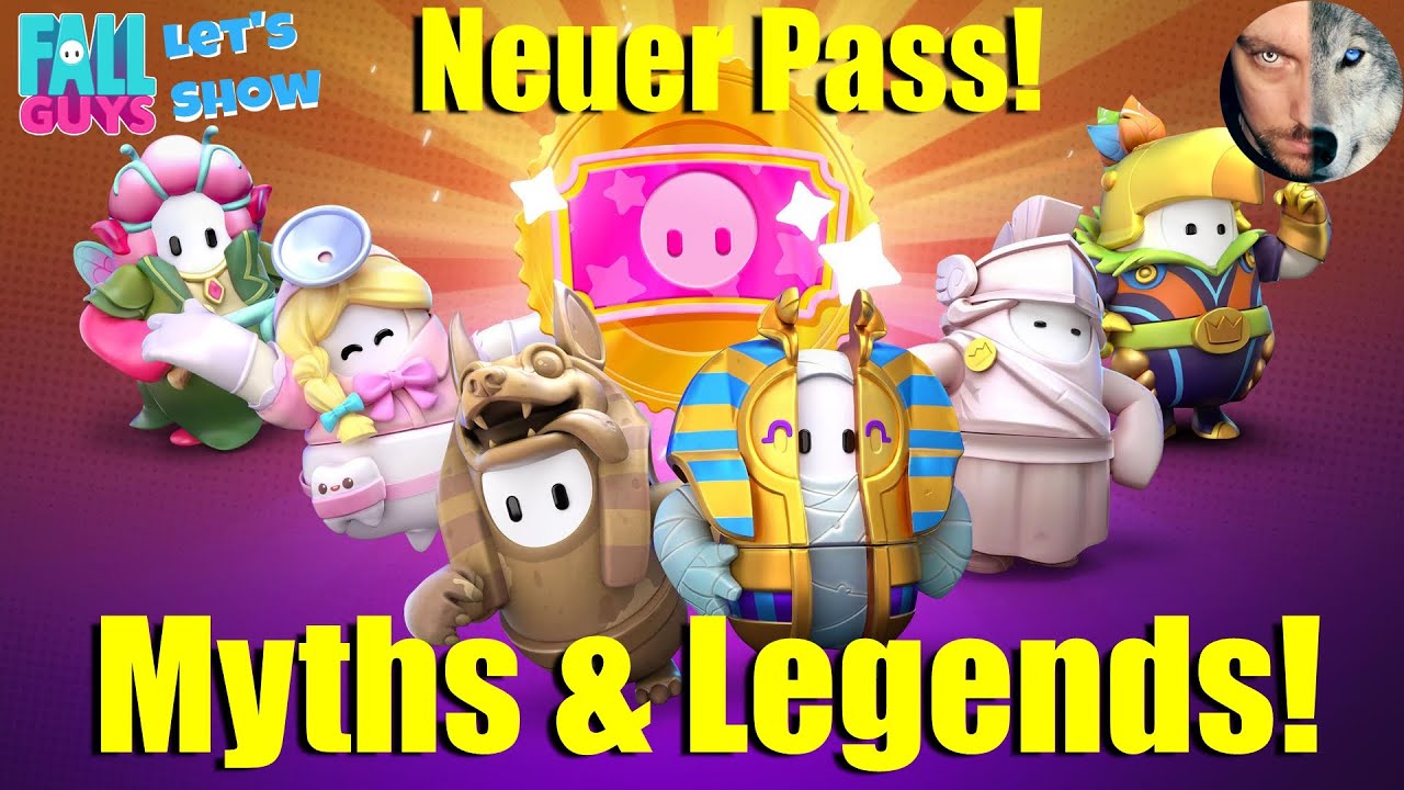 🧚‍♀️ Neuer Pass vorgestellt und freigeschaltet | Myths & Legends | Fall Guys Let's Show (Deutsch)