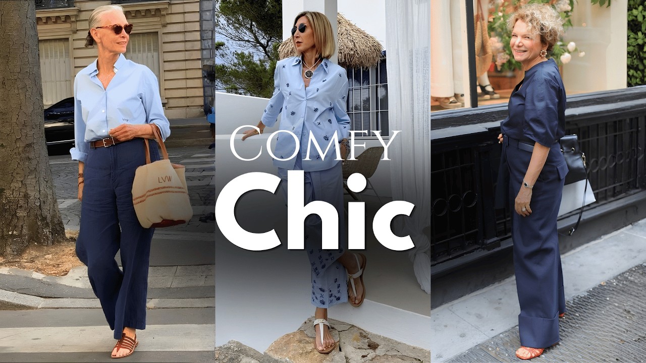 Top 10 Comfortable & Elegant Outfits for Everyday | Timeless Fashion for Women Over 50 & 60