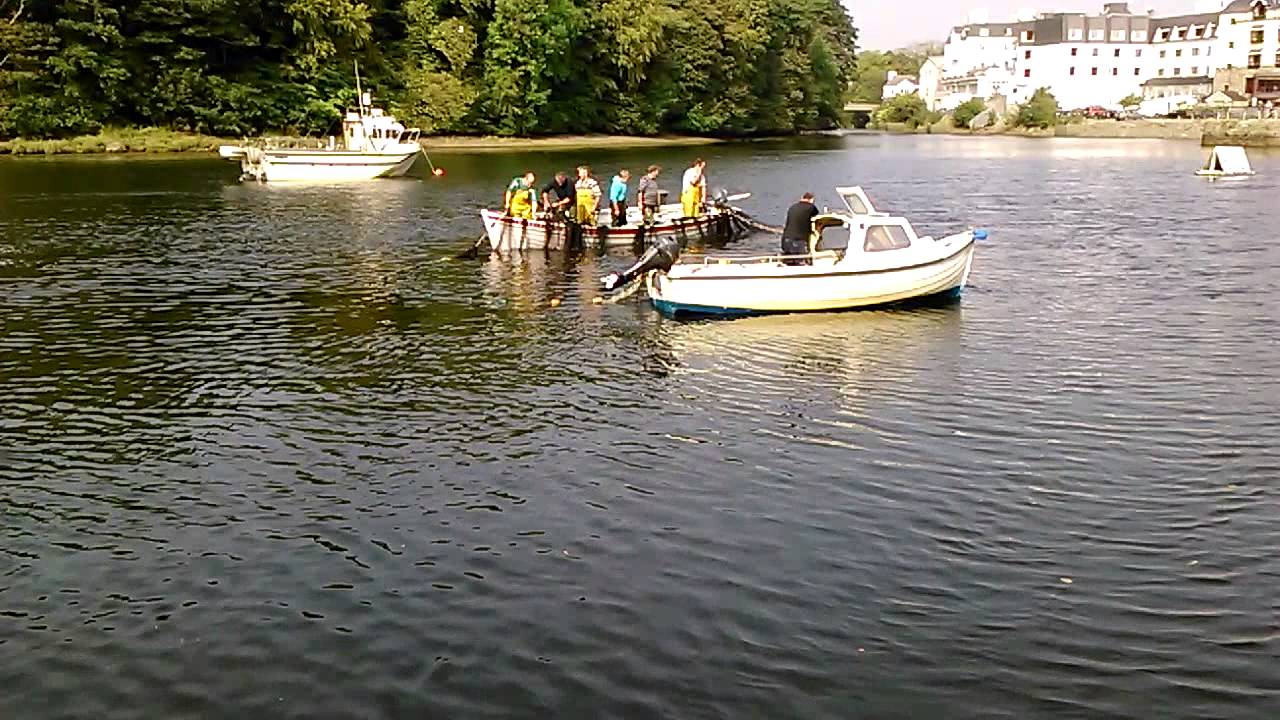 Inver Men at Donegal Pier, Sprat Netting.