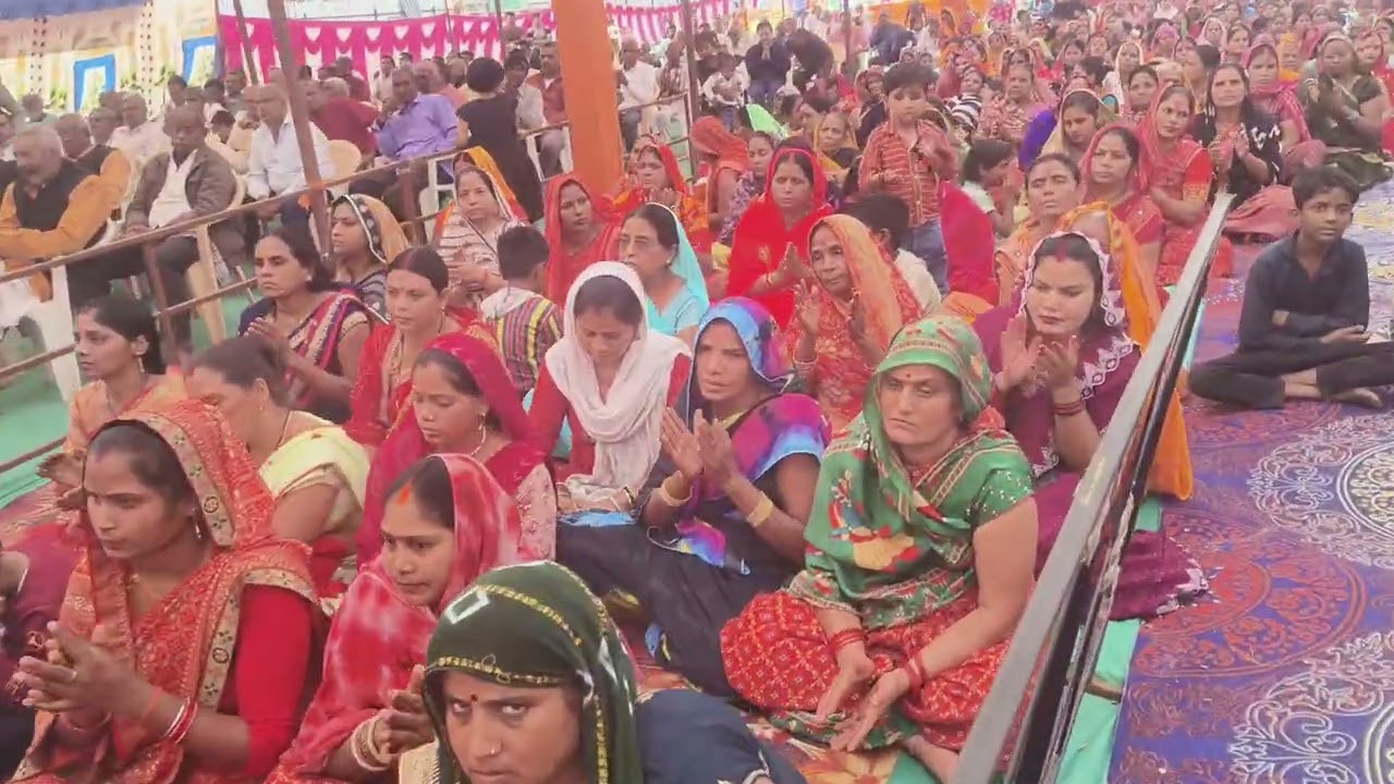 DAY 5 Shri Ram Katha Vatva Ahmedabad #Bhajan Ram ko dekh kar Shri Janak Nandini