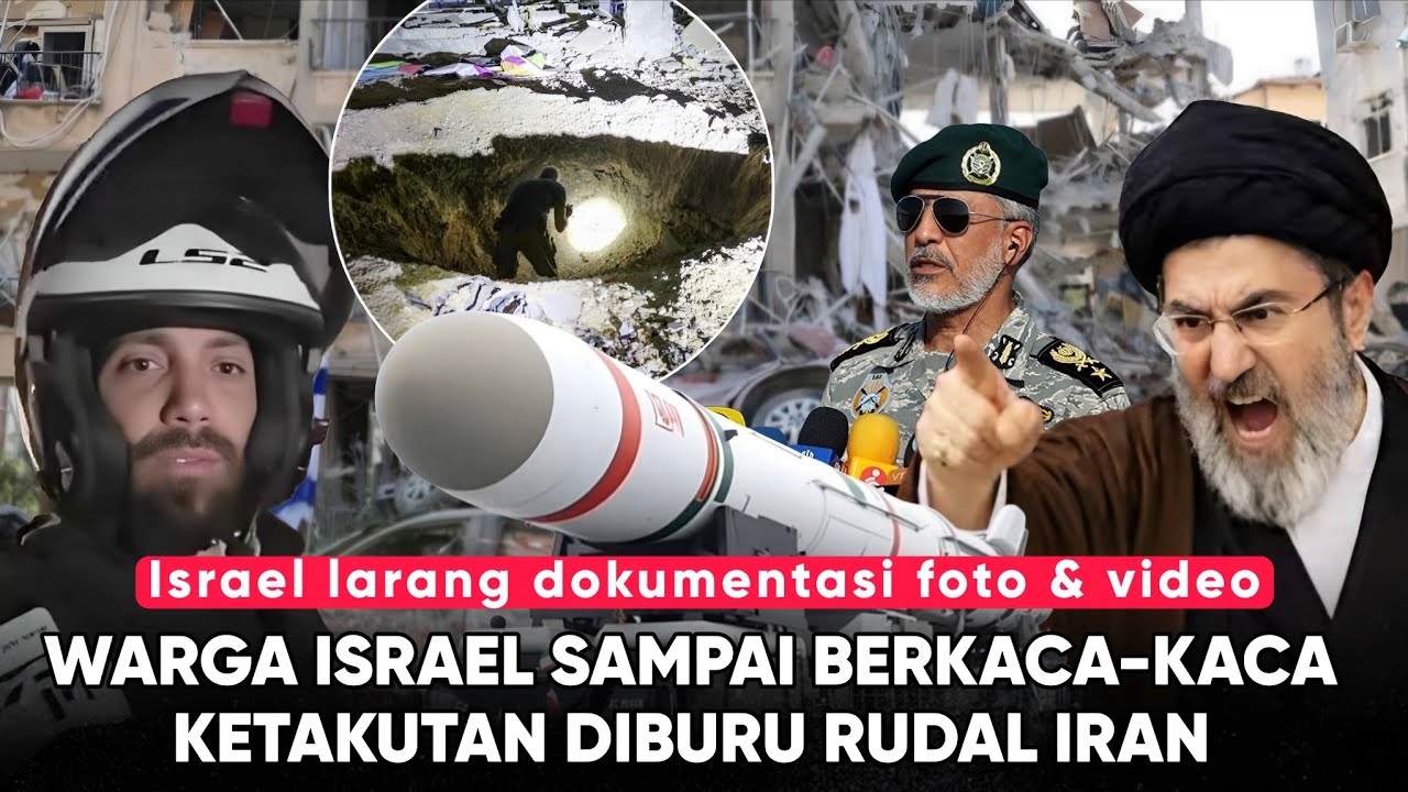 Warga Israel Sampai Mohon Ampun, Lubang Besar Tiba2 Muncul” Kekuatan Hipersonik Iran