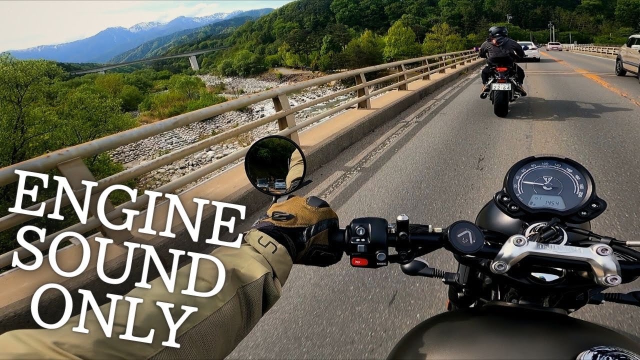 【走行動画】目指せ諏訪湖、食べたいほうとう！/ Triumph / 寝かしつけ /ストリートツイン / スピードツイン /トライアンフ / ボンネビル /  Bonneville / exhaust