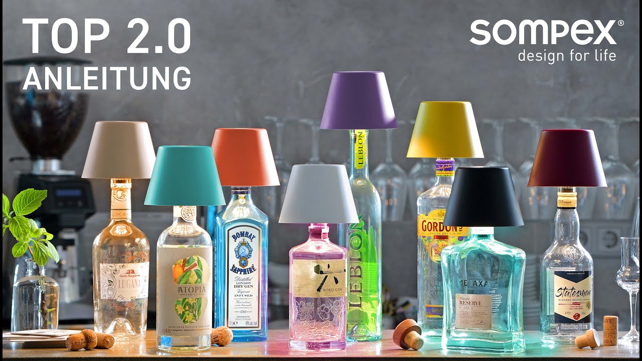 SOMPEX TOP 2.0 RGBW Akku-Flaschenleuchte &ndash; Anleitung