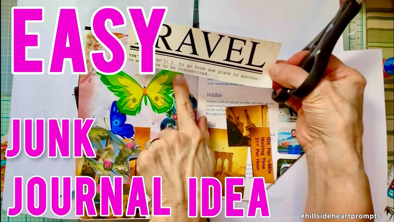 How I Junk Journal, Simple & Using Old Ephemera 