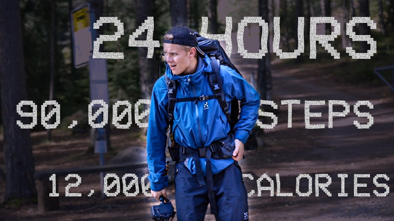 We tried WALKING 24 HOURS straight😵 LONGEST HIKING TRAIL IN HELSINKI