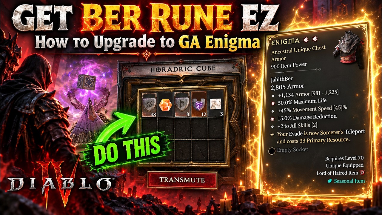 GET BER RUNE EZ - How to Upgrade to GA Enigma