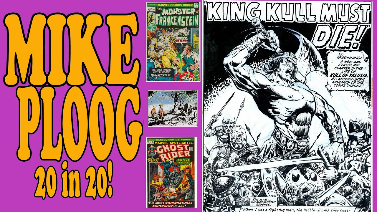 MIKE PLOOG 20 in 20!! (70's art with Heroes and Horror!!)