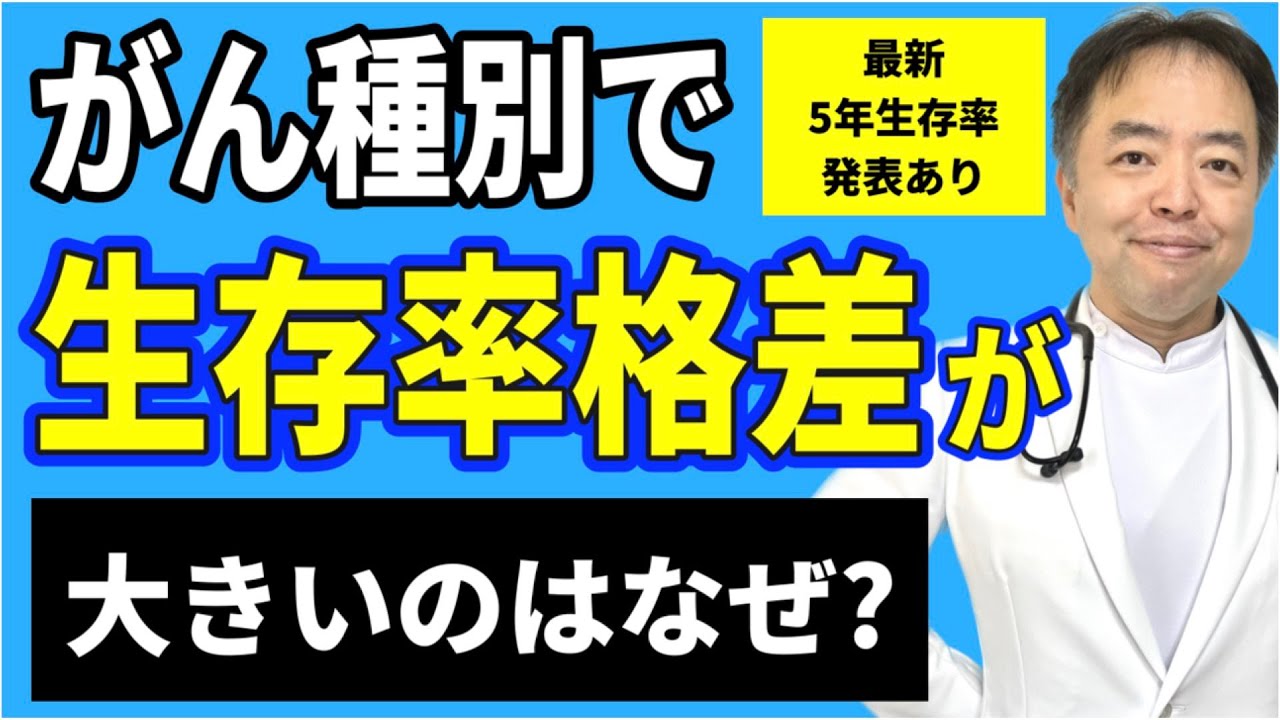 がん種別で生存率格差が大きいのはなぜ？【専門医解説】