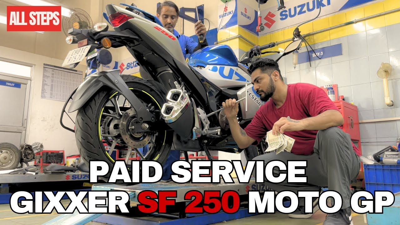 Suzuki Gixxer SF 250 4th (First Paid)💸 Service🔧Full Information