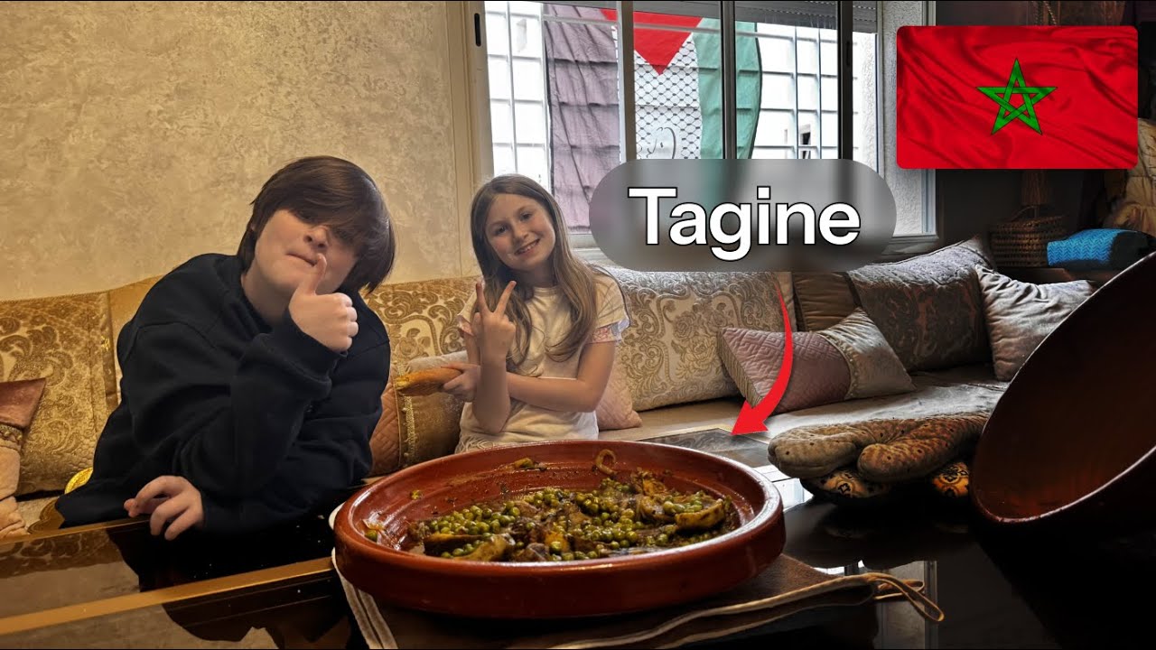 American Family Enjoys Moroccan Tagine 🇲🇦