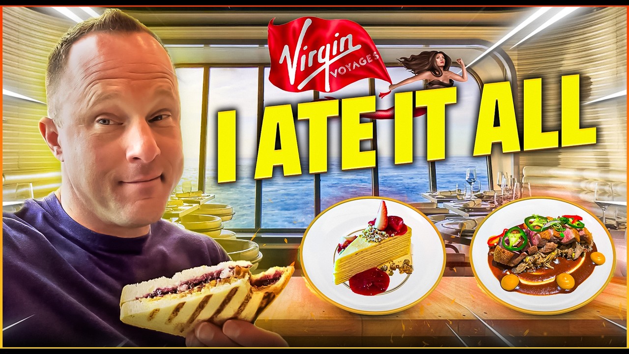 I Tried EVERY Dish on Virgin Voyages Cruise
