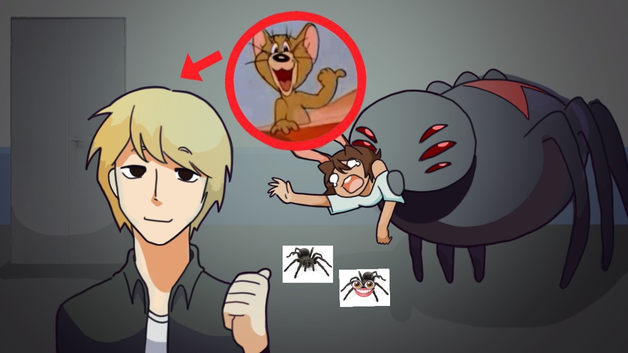 Fugimos de uma aranha gigante!!!! (só eu fugi!!!!)