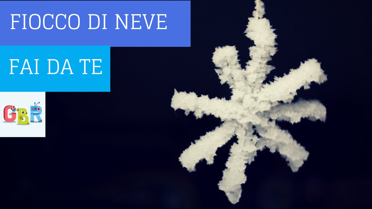 Esperimento di chimica con meno di 5 euro: come fare neve finta in casa