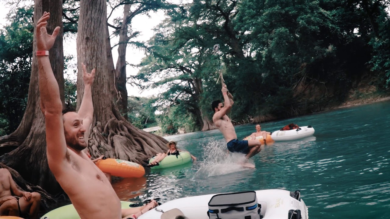 Floating on the San Marcos River