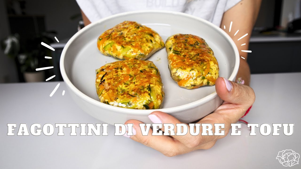 FAGOTTINI DI VERDURE E TOFU | ricetta facile con 4 ingredienti